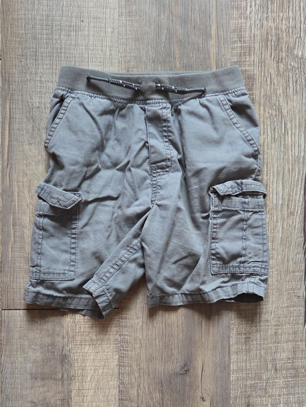 Garanimals Boys Gray Cargo Shorts with Drawstring